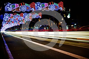 Barcelona Christmas lights