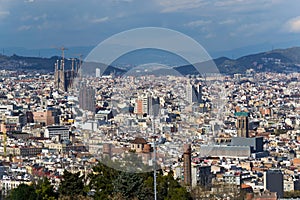 Barcelona, city View.