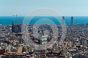 Barcelona, city View.