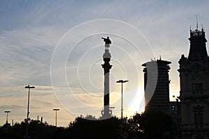 Barcelona Colon Monument, Cristoforo Colombo, Spain