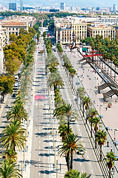 Barcelona. Columbus Boulevard