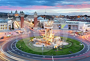 Barcelona - Espana square, Spain photo