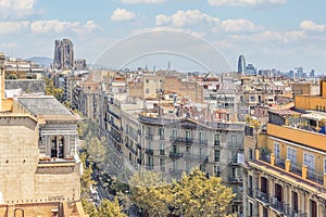 Barcelona famous monument photo