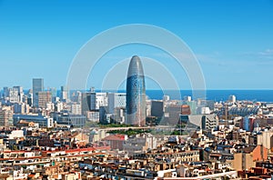 Barcelona financial district