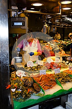 Barcelona - Food Market - Spain.
