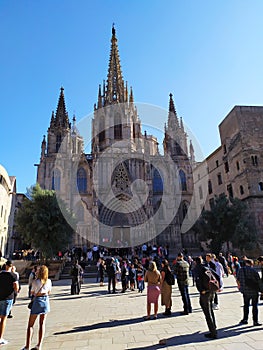 Barcelona Gothic cathedral