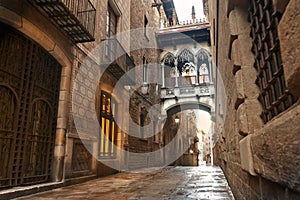 Barcelona Gothic quarter photo