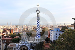 Barcelona from Guell Park