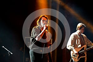 Iceage punk rock band in concert at Apolo stage Primavera Sound 2015