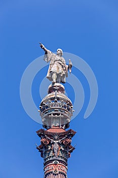 Barcelona. Monument to Christopher Columbus.