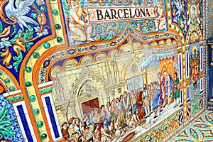 Barcelona ornament