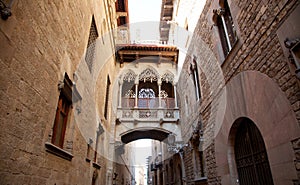 Barcelona Palau generalitat in gothic Barrio photo