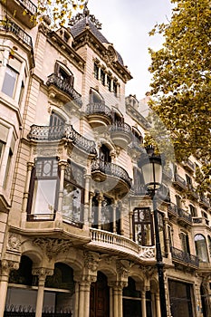 Barcelona, Passage de Gracia Details
