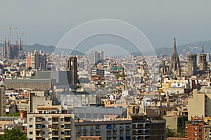 Barcelona seen from Montjuic