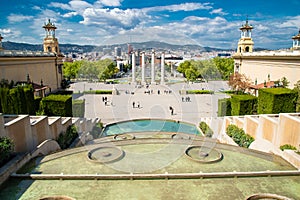 Barcelona, Spain - April, 2019: National Art Museum in Barcelona, Spain photo