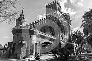 Zoology museum, Museu de Zoologia inside the Ciutadella Park in Barcelona, Spain