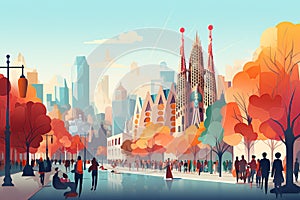 Barcelona Techscape: Minimalistic Gaudí and La Rambla Vibes