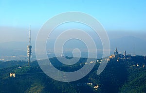 Barcelona Tower And Landscape