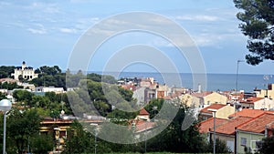 Barcelona view from Guel park