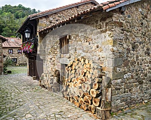 Barcena Mayor, Cabuerniga valley in Cantabria, Spain