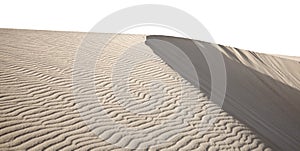 Barchan dune isolated