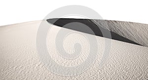 Barchan dune isolated