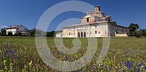 The Barco Ducale of Urbania is an old noble hunting palace belonged to the Montefeltro duke. Marche, Italy photo