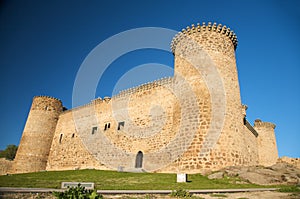 Barco village castle front photo