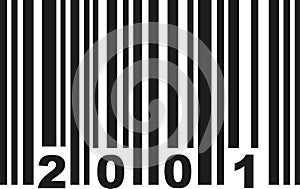 Barcode 2001 vector