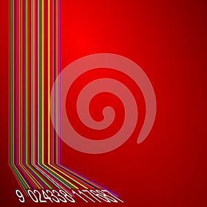 Barcode abstract background