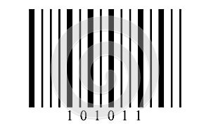 Barcode.Barcode vector.A simple black barcode like it is used on nearly all products
