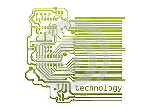 Barcode with circuit
