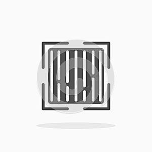 Barcode icon. Solid or Glyph Style