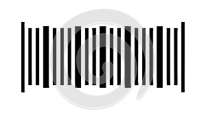 Barcode Identification Icon: Product Scanning Digital Tracking, vector design Generative AI