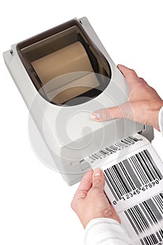 Barcode label printer