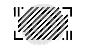 Barcode Scanner Icon Digital Product Tracking Vector, vector design Generative AI