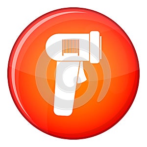 Barcode scanner icon, flat style
