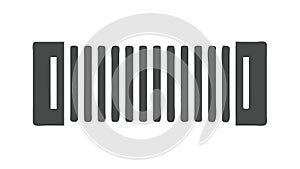 Barcode Scanner Product Identification, Retail Checkout System, vector design Generative AI