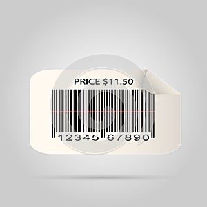 Barcode Sticker Illustration
