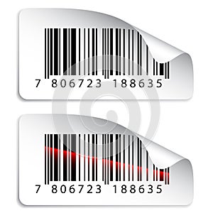 Barcode stickers