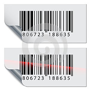 Barcode stickers