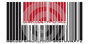 Barcode typeface font