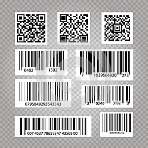 Barcodes collection. Vector