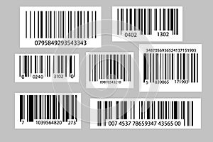 Barcodes collection. Vector