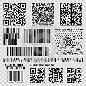 Barcodes and qr codes