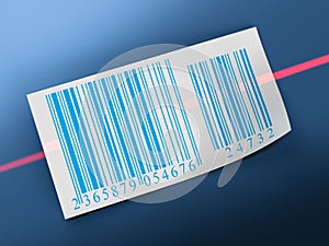 Barcodes sticker label