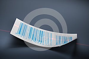 Barcodes sticker label