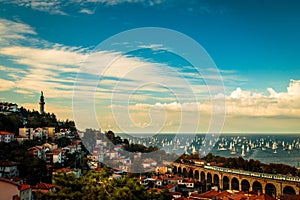 The Barcolana regatta in the gulf of Trieste