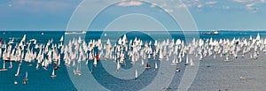 The Barcolana regatta in the gulf of Trieste