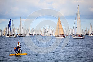 Barcolana regatta in Trieste